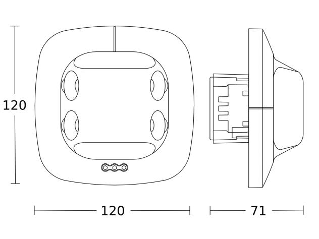  Dual US COM1 - Inbouw